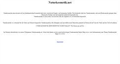 Desktop Screenshot of naturkosmetik.net