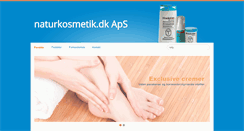 Desktop Screenshot of naturkosmetik.dk