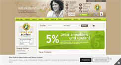 Desktop Screenshot of naturkosmetik.biz